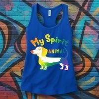 My Spirit Animal Is The Dachshund Gift For Doxie Lovers Gift Women's Tank Top thumb 3