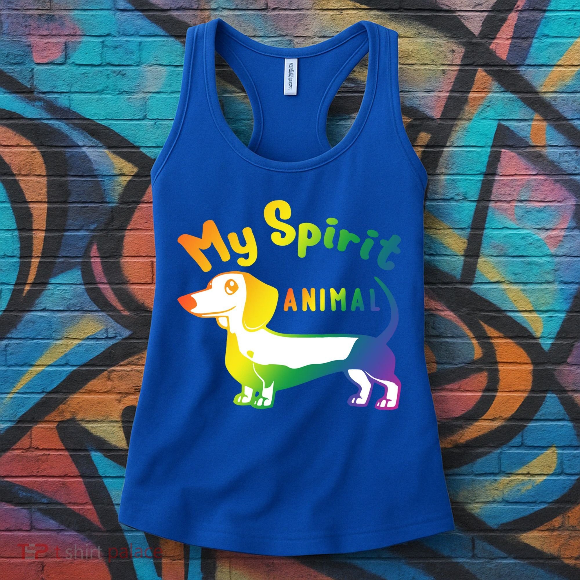 My Spirit Animal Is The Dachshund Gift For Doxie Lovers Gift Women's Tank Top