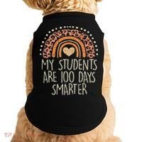 My Students Are 100 Days Smarter 100th Day Of School Teacher Doggie Tank thumb 0