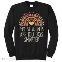 My Students Are 100 Days Smarter 100th Day Of School Teacher Sweatshirt thumb 0