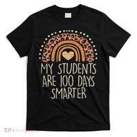 My Students Are 100 Days Smarter 100th Day Of School Teacher T-Shirt thumb 0