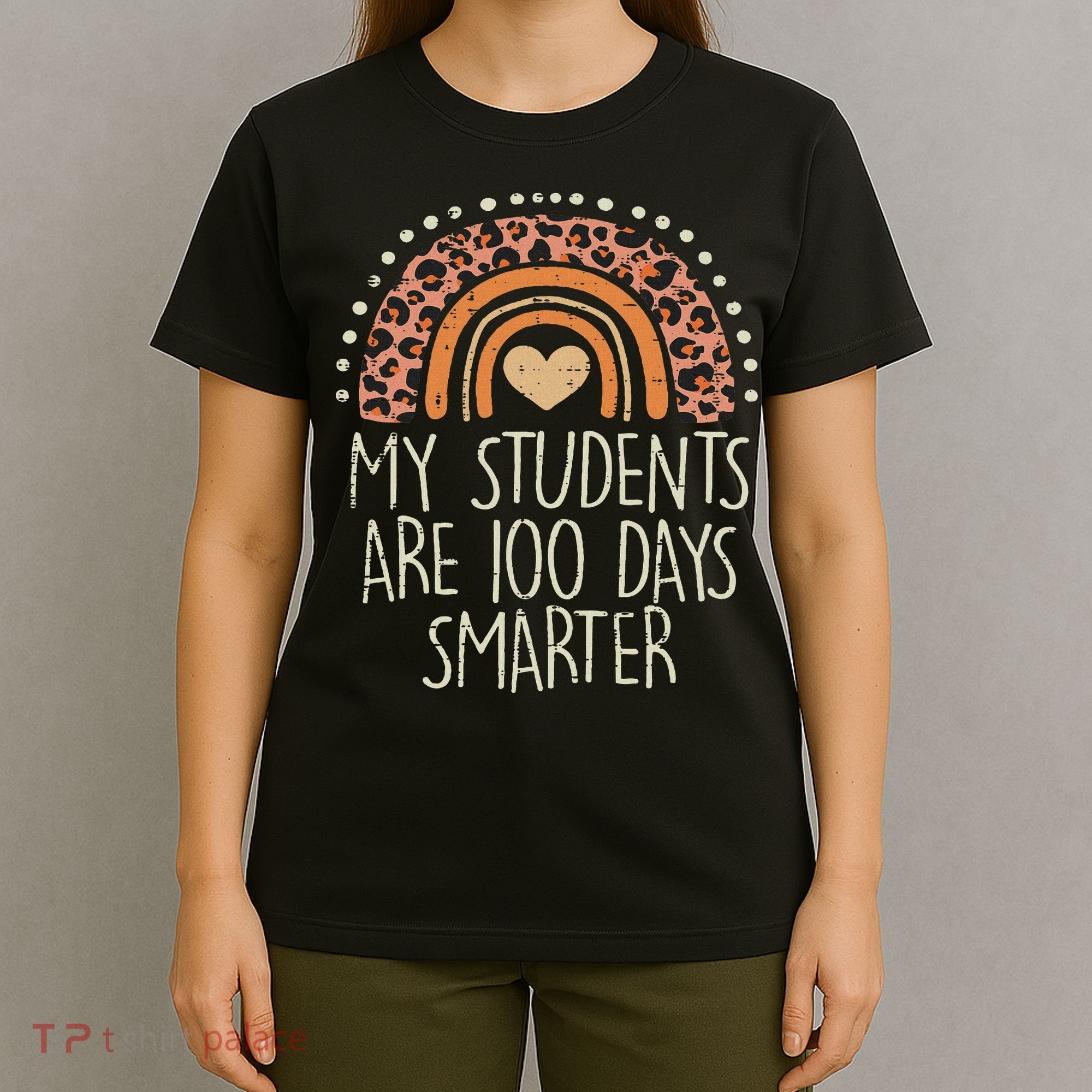 My Students Are 100 Days Smarter 100th Day Of School Teacher T-Shirt