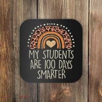 My Students Are 100 Days Smarter 100th Day Of School Teacher Coaster thumb 0