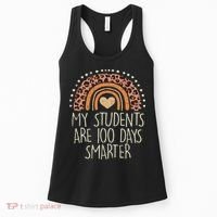 My Students Are 100 Days Smarter 100th Day Of School Teacher Women's Tank Top thumb 0