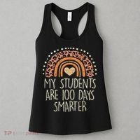My Students Are 100 Days Smarter 100th Day Of School Teacher Women's Tank Top thumb 3