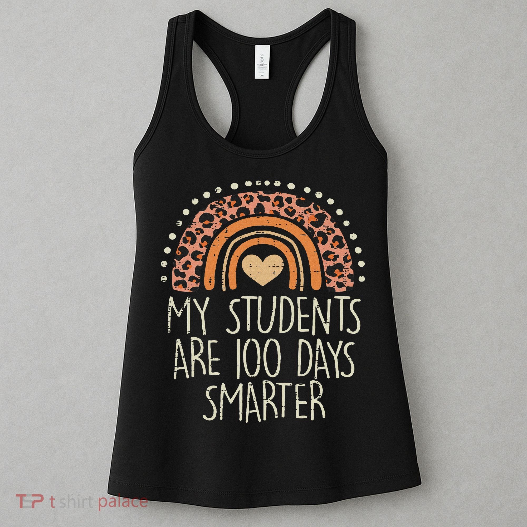 My Students Are 100 Days Smarter 100th Day Of School Teacher Women's Tank Top