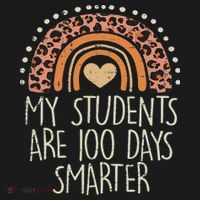 My Students Are 100 Days Smarter 100th Day Of School Teacher Women's Tank Top thumb 5