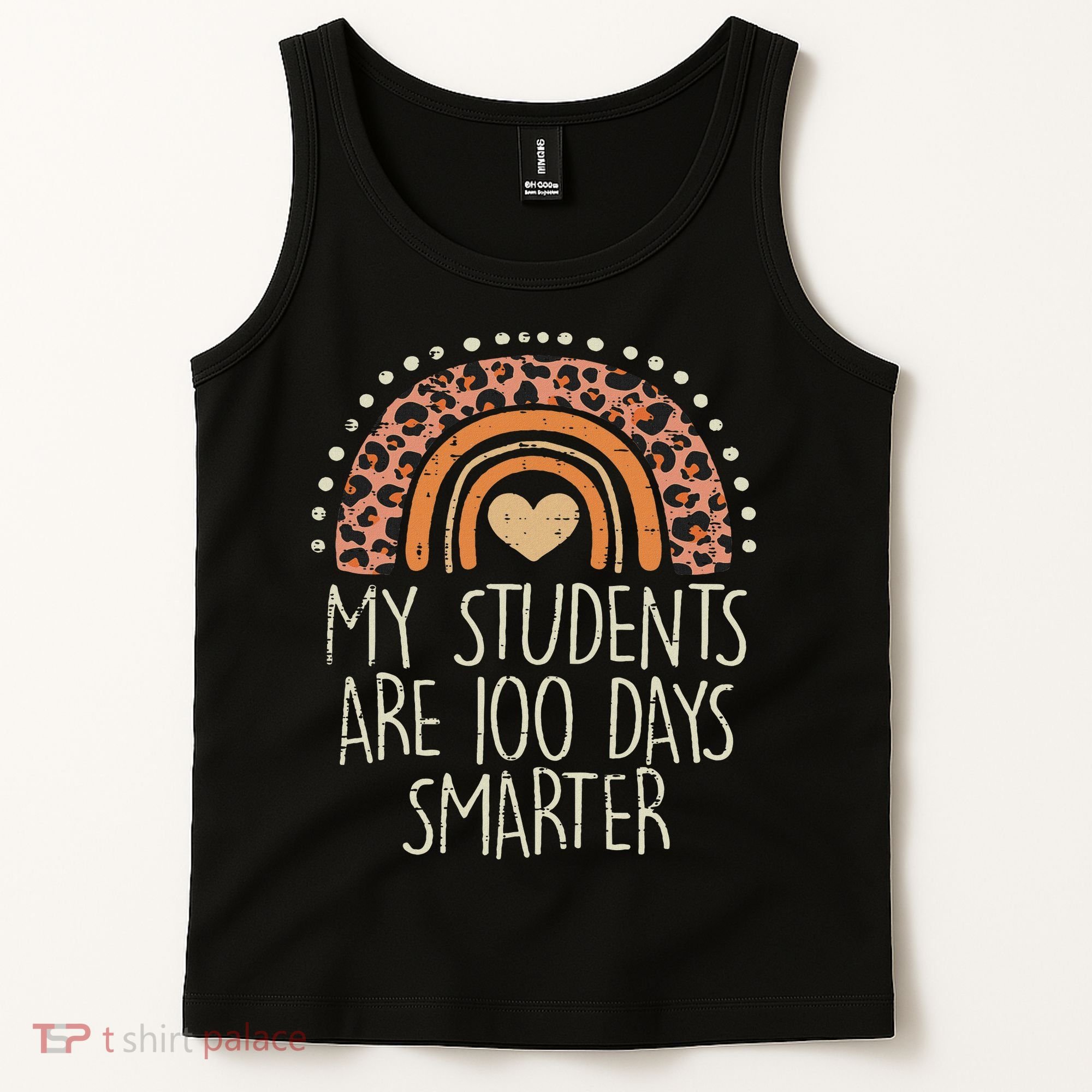 My Students Are 100 Days Smarter 100th Day Of School Teacher Tank Top