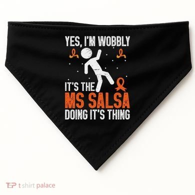 Multiple Sclerosis Awareness Ms USA-Made Doggie Bandana