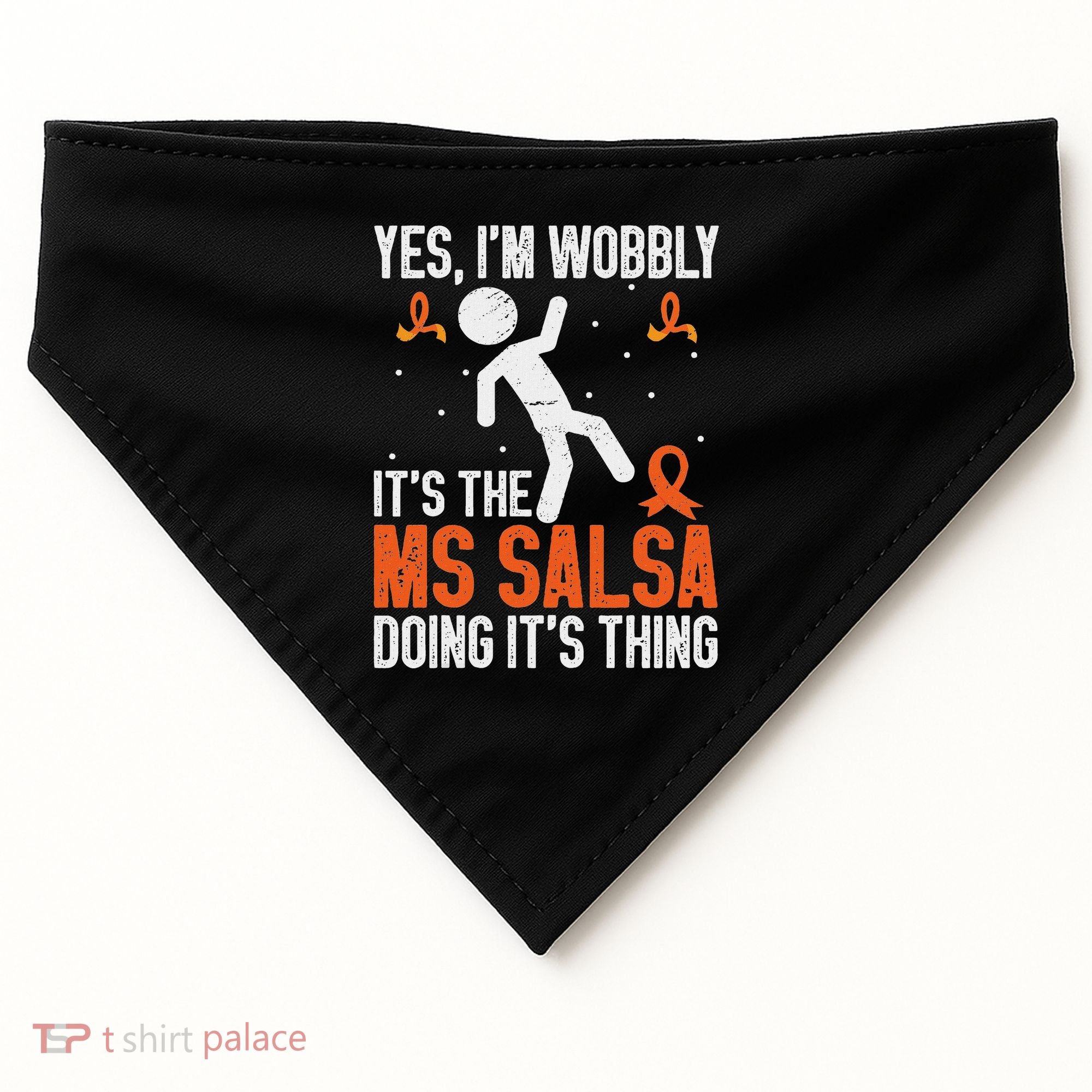 Multiple Sclerosis Awareness Ms USA-Made Doggie Bandana