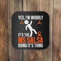 Multiple Sclerosis Awareness Ms Coaster thumb 0