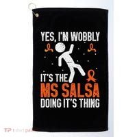 Multiple Sclerosis Awareness Ms Golf Towel thumb 0