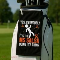Multiple Sclerosis Awareness Ms Golf Towel thumb 2