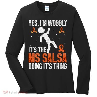 Multiple Sclerosis Awareness Ms Women's Long Sleeve Shirt
