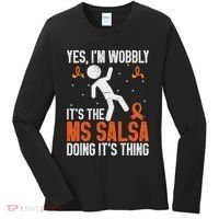 Multiple Sclerosis Awareness Ms Women's Long Sleeve Shirt thumb 0