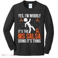 Multiple Sclerosis Awareness Ms Kids Long Sleeve Shirt thumb 0