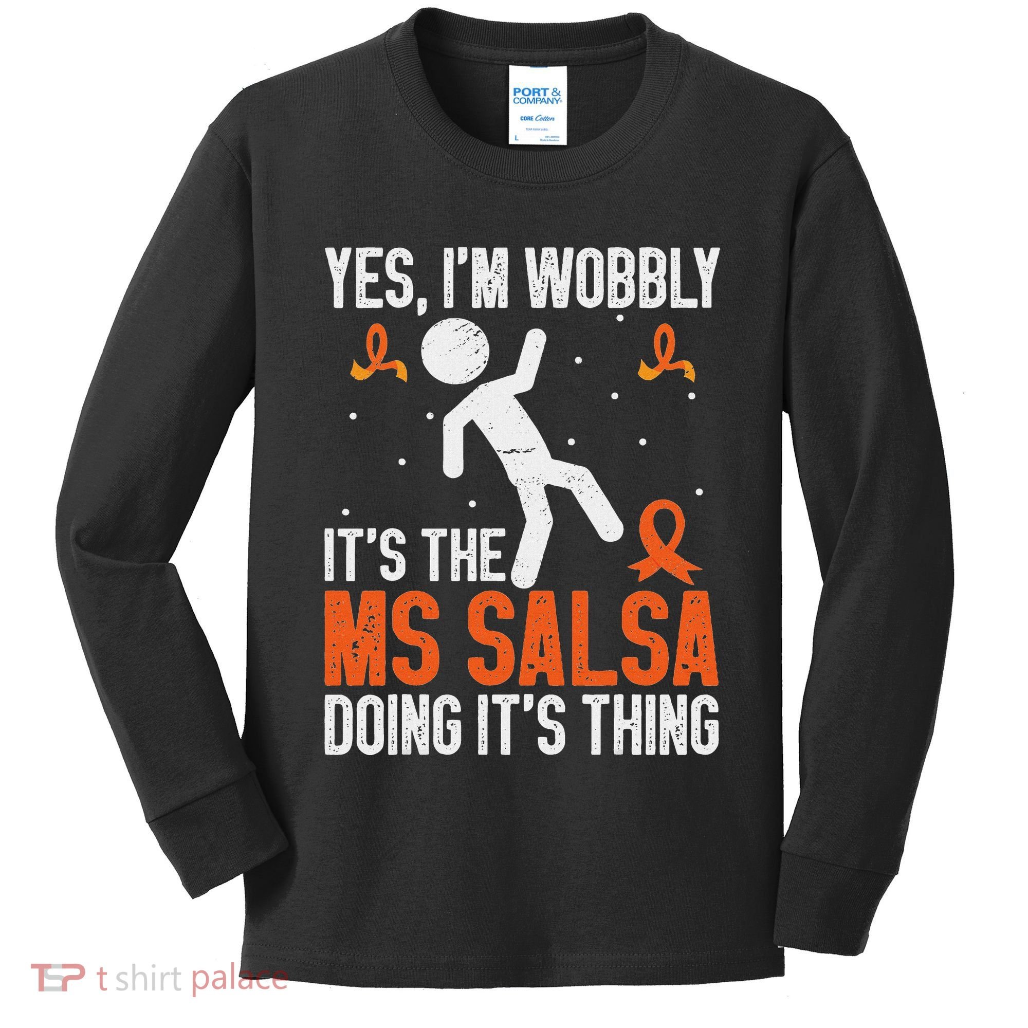 Multiple Sclerosis Awareness Ms Kids Long Sleeve Shirt