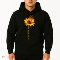 Multiple Sclerosis Awareness Sunflower Butterfly Hoodie thumb 2