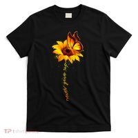 Multiple Sclerosis Awareness Sunflower Butterfly T-Shirt thumb 0