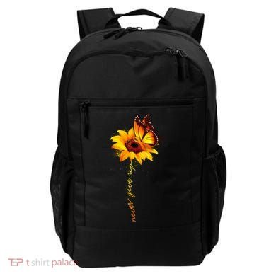 Multiple Sclerosis Awareness Sunflower Butterfly Backpack