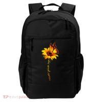 Multiple Sclerosis Awareness Sunflower Butterfly Backpack thumb 0