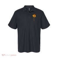 Multiple Sclerosis Awareness Sunflower Butterfly Polo thumb 0