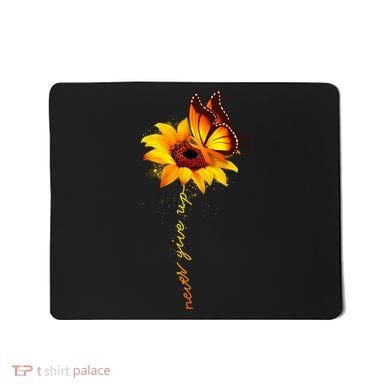 Multiple Sclerosis Awareness Sunflower Butterfly Mousepad
