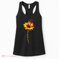 Multiple Sclerosis Awareness Sunflower Butterfly Women's Tank Top thumb 0