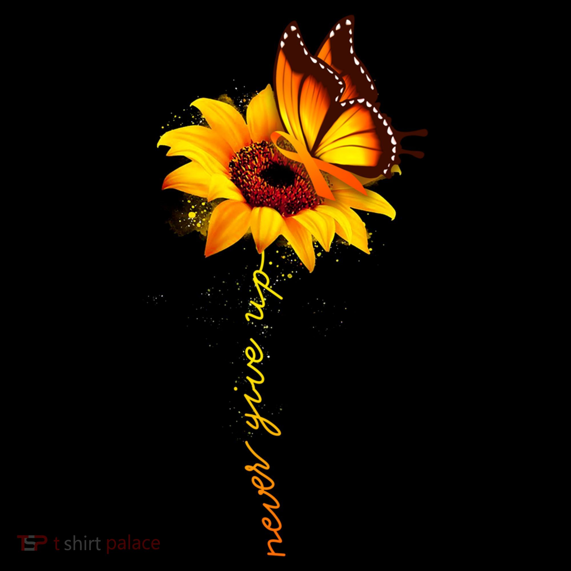 Multiple Sclerosis Awareness Sunflower Butterfly Baby Bodysuit