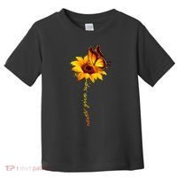 Multiple Sclerosis Awareness Sunflower Butterfly Toddler T-Shirt thumb 0