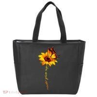 Multiple Sclerosis Awareness Sunflower Butterfly Tote Bag thumb 0