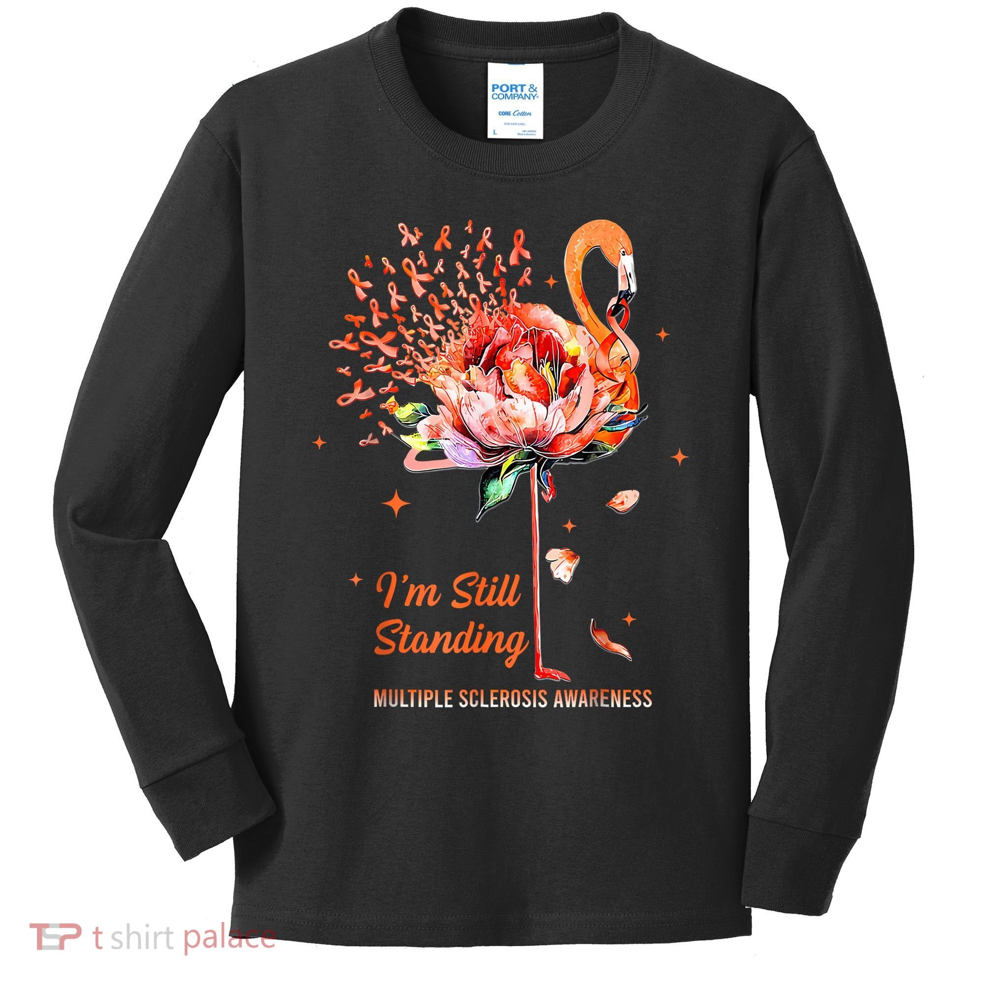 Multiple Sclerosis Awareness, I’m Still Standing MS Warrior Kids Long Sleeve Shirt