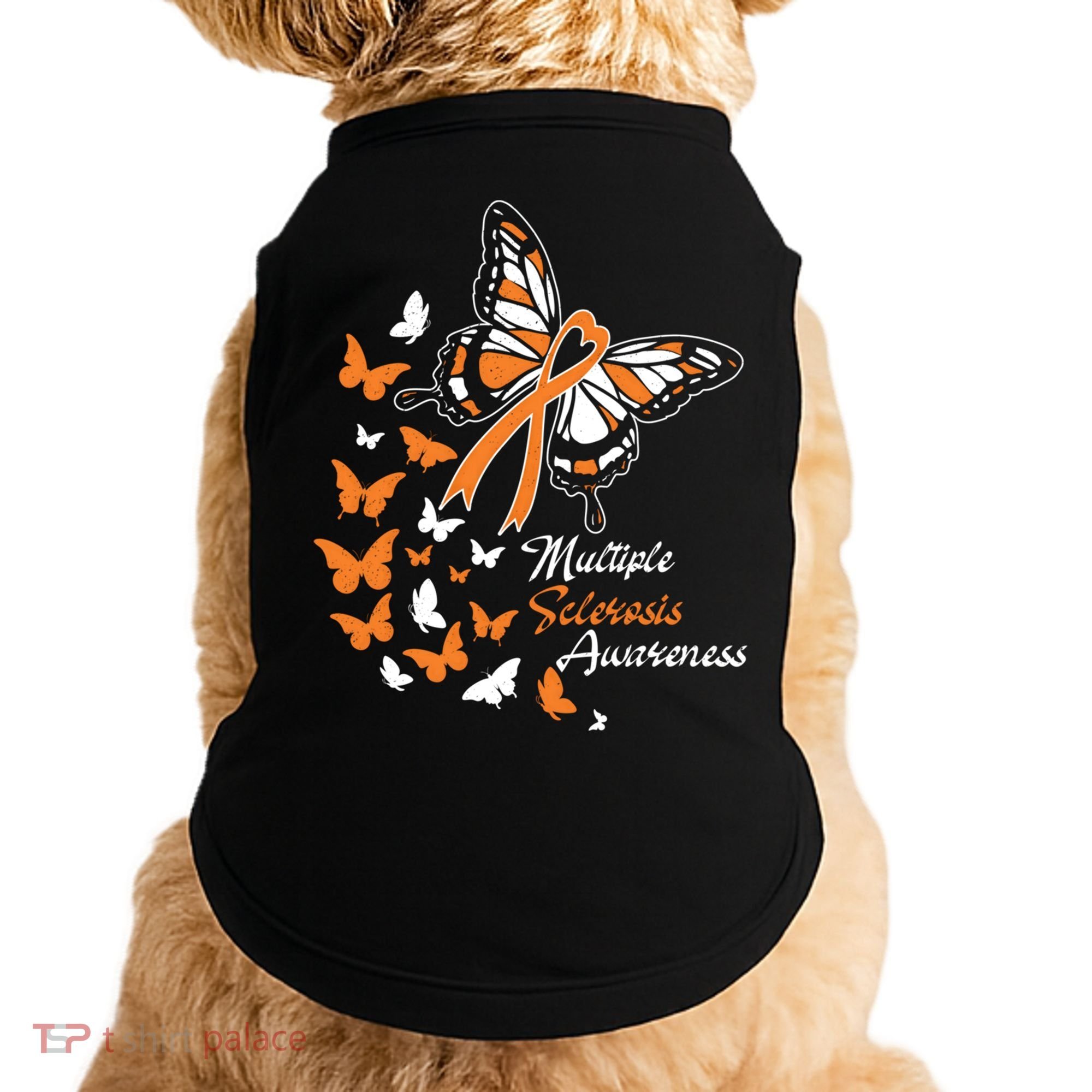 Multiple Sclerosis Awareness Butterflies Gift Cute Gift Funny Gift Doggie Tank