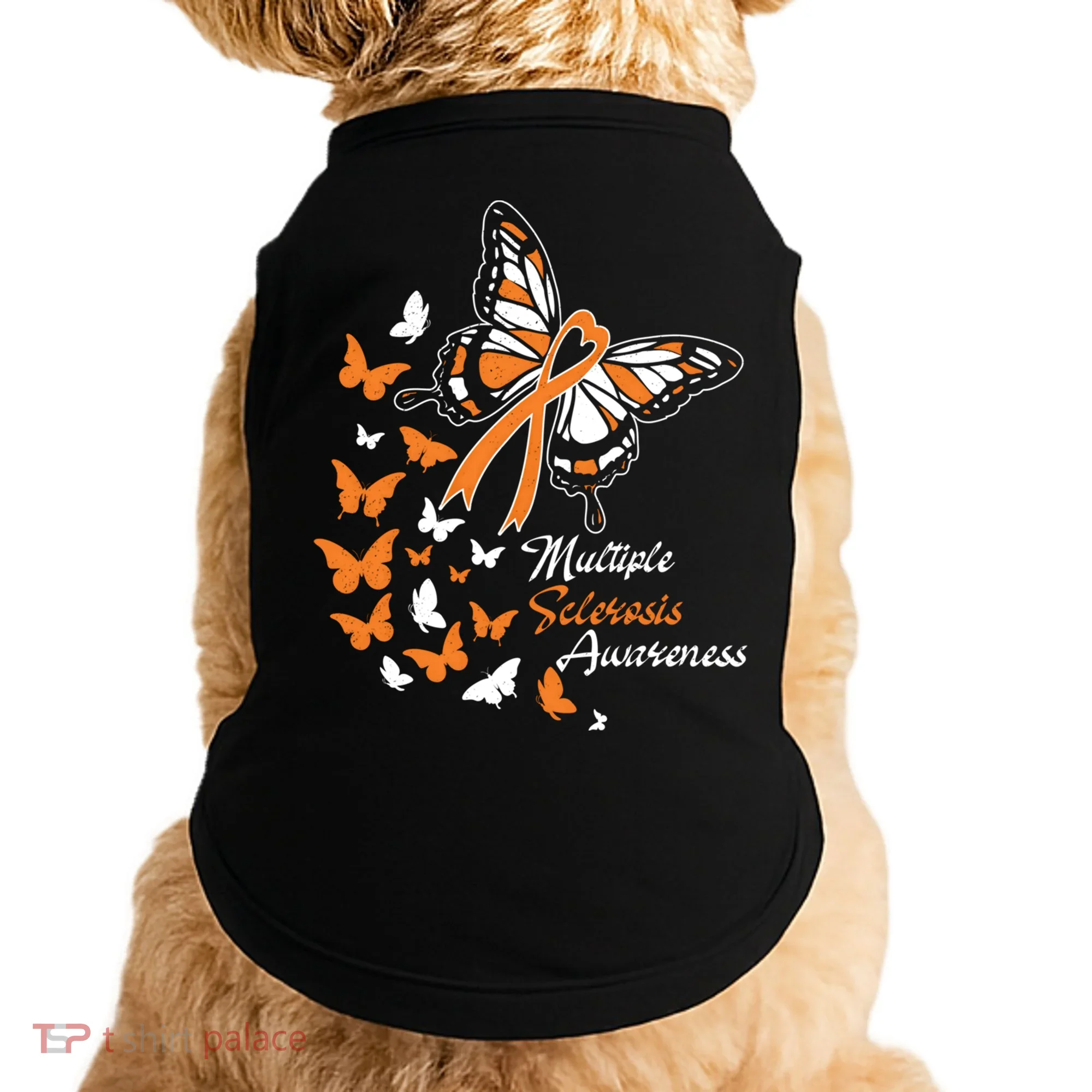 Multiple Sclerosis Awareness Butterflies Gift Cute Gift Funny Gift Doggie Tank