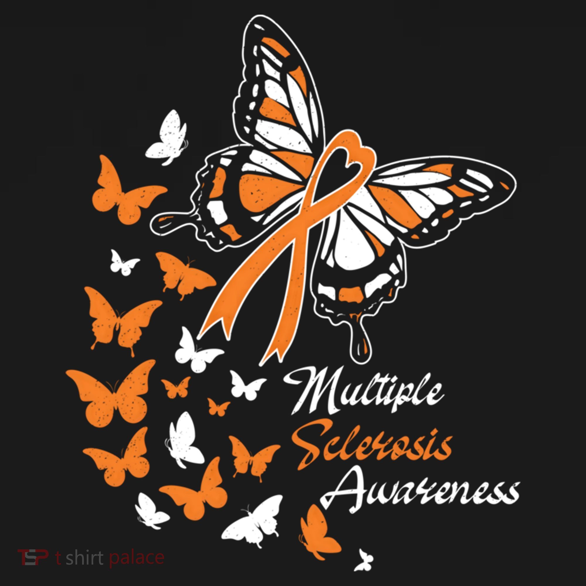 Multiple Sclerosis Awareness Butterflies Gift Cute Gift Funny Gift Pajama Set