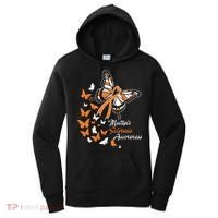Multiple Sclerosis Awareness Butterflies Gift Cute Gift Funny Gift Women's Hoodie thumb 0