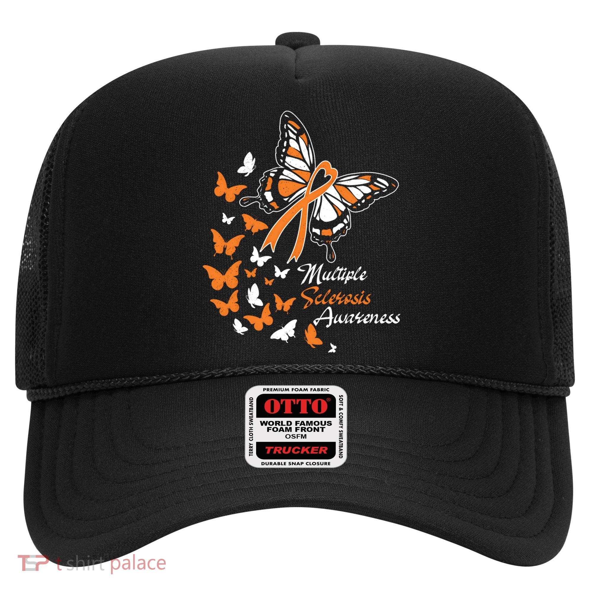 Multiple Sclerosis Awareness Butterflies Gift Cute Gift Funny Gift Hat