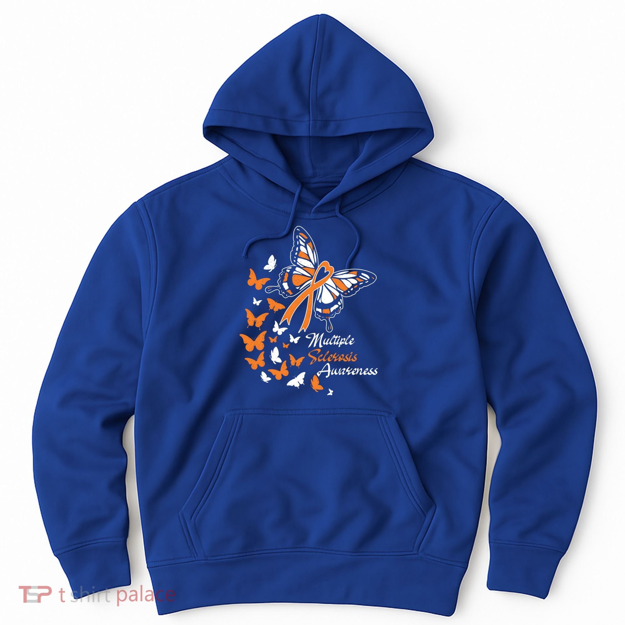 Multiple Sclerosis Awareness Butterflies Gift Cute Gift Funny Gift Hoodie