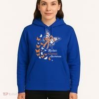 Multiple Sclerosis Awareness Butterflies Gift Cute Gift Funny Gift Hoodie thumb 5