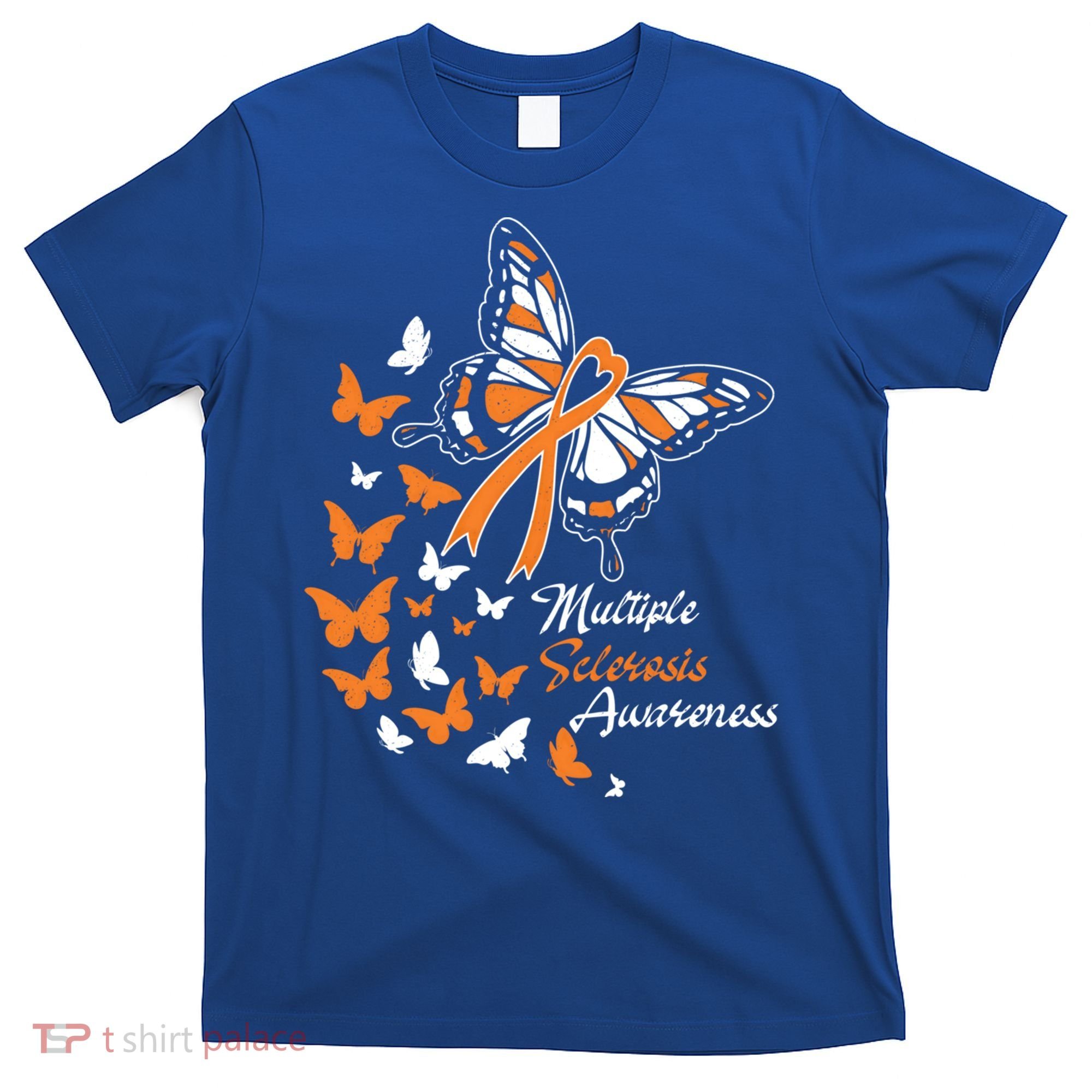 Multiple Sclerosis Awareness Butterflies Gift Cute Gift Funny Gift T-Shirt