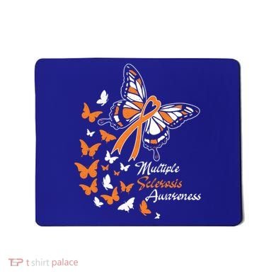 Multiple Sclerosis Awareness Butterflies Gift Cute Gift Funny Gift Mousepad