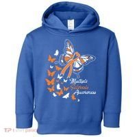 Multiple Sclerosis Awareness Butterflies Gift Cute Gift Funny Gift Toddler Hoodie thumb 0
