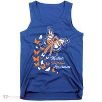 Multiple Sclerosis Awareness Butterflies Gift Cute Gift Funny Gift Tank Top thumb 0