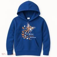 Multiple Sclerosis Awareness Butterflies Gift Cute Gift Funny Gift Kids Hoodie thumb 0