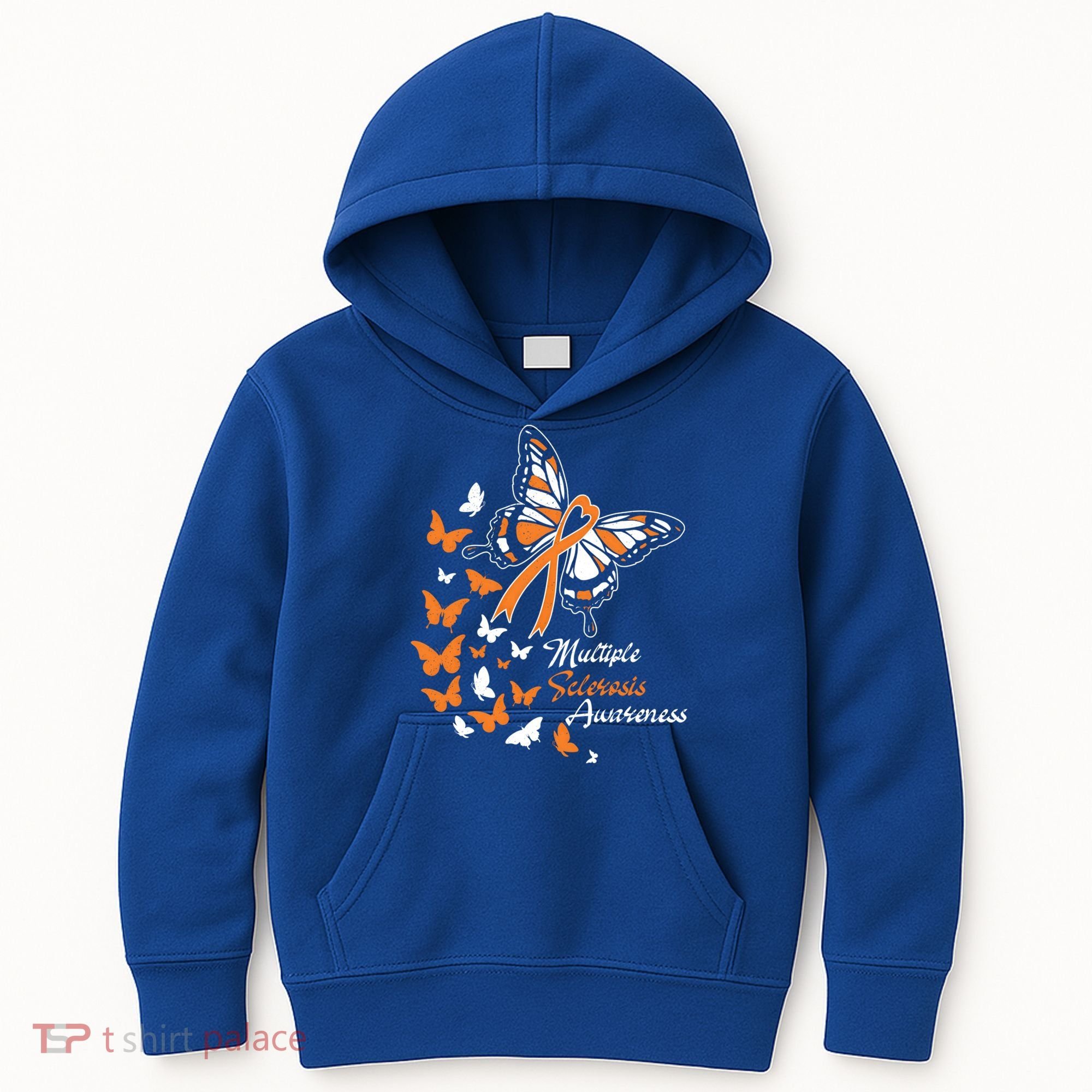 Multiple Sclerosis Awareness Butterflies Gift Cute Gift Funny Gift Kids Hoodie