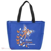 Multiple Sclerosis Awareness Butterflies Gift Cute Gift Funny Gift Tote Bag thumb 0