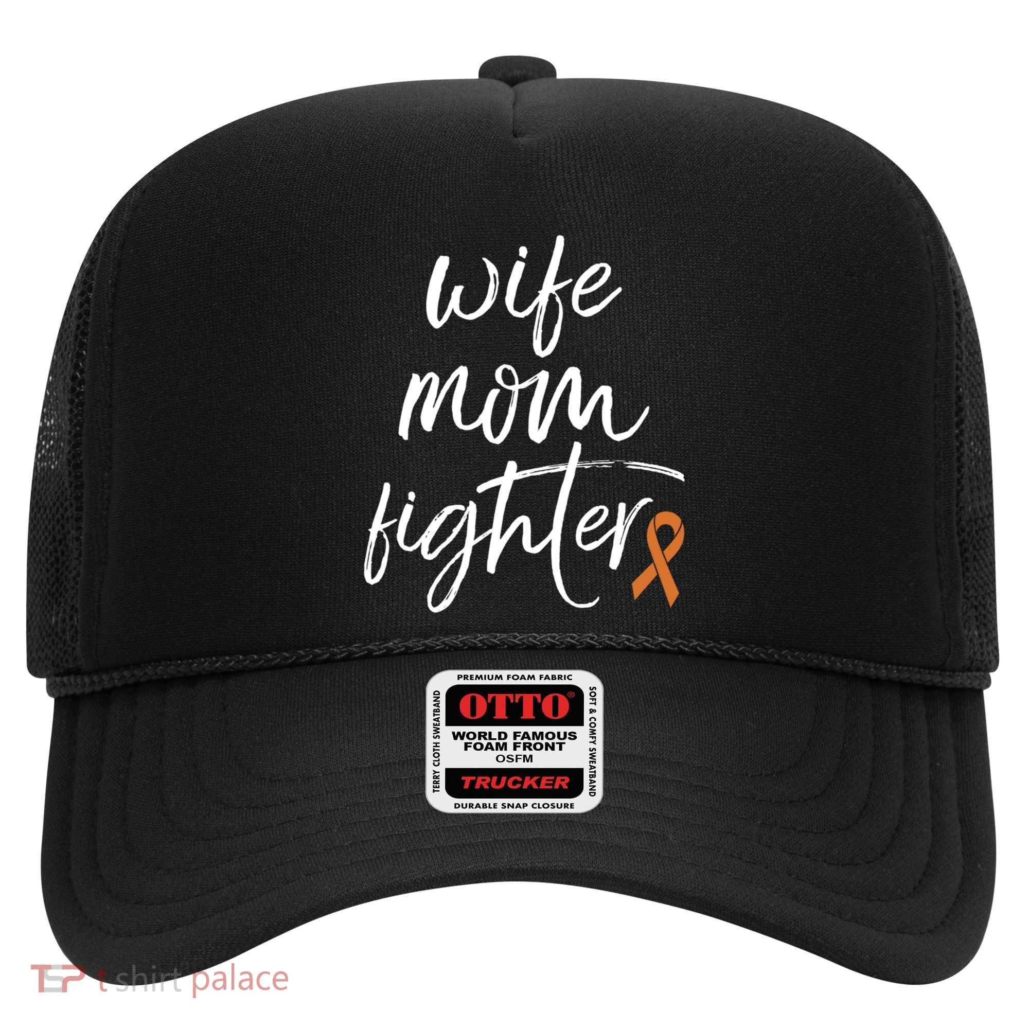 Multiple Sclerosis Awareness Orange Ribbon Wife Mom Fighter Meaningful Gift Hat