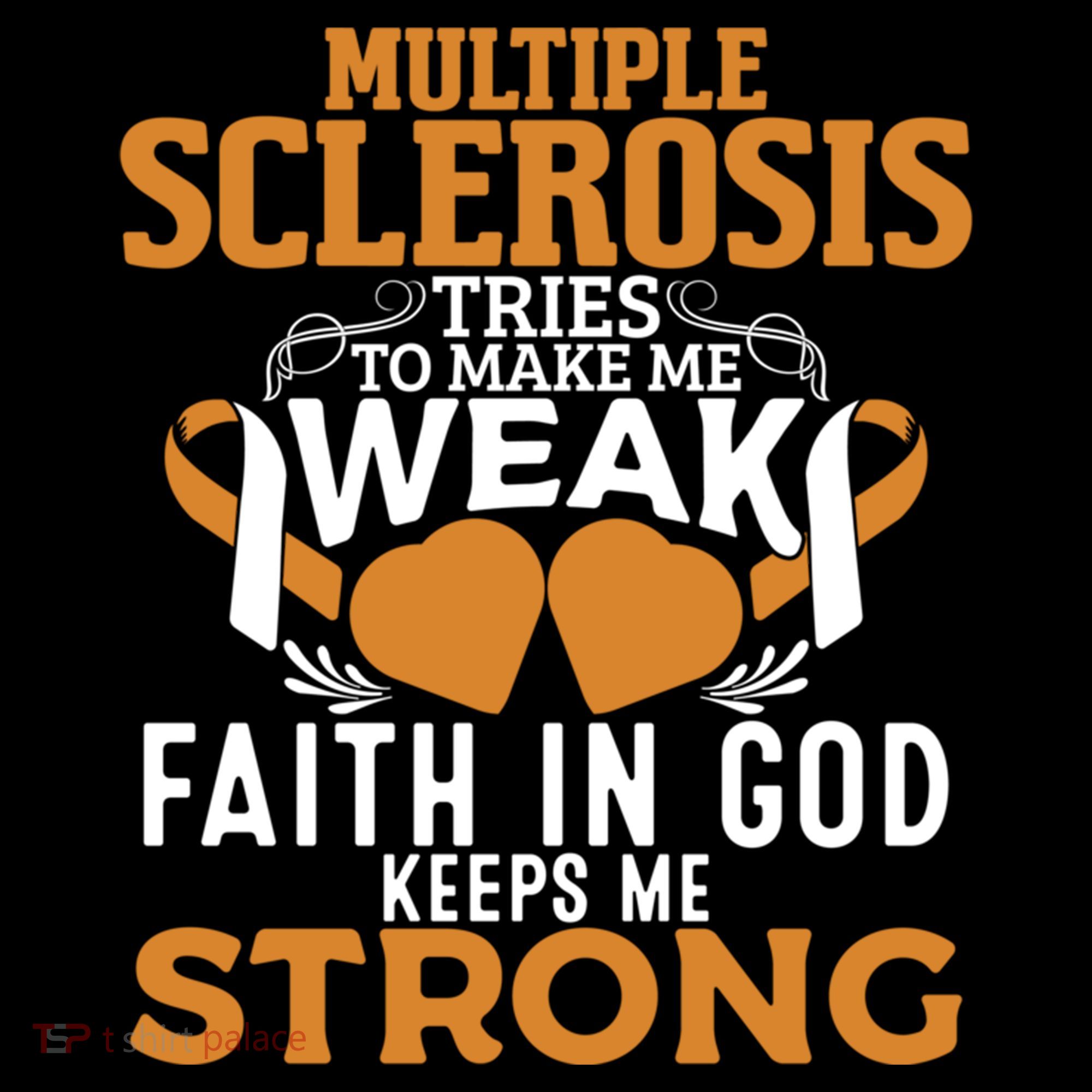 Multiple Sclerosis Awareness Orange Ribbon Funny Gift Coffee Mug