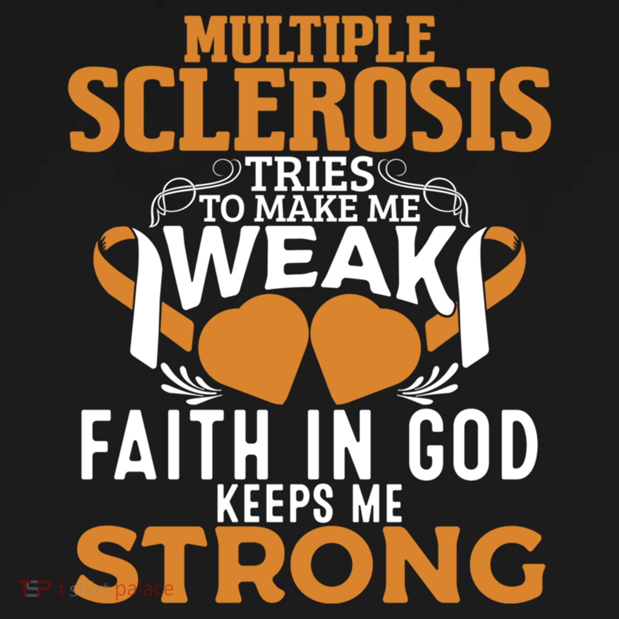 Multiple Sclerosis Awareness Orange Ribbon Funny Gift Pajama Set