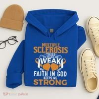 Multiple Sclerosis Awareness Orange Ribbon Funny Gift Hoodie thumb 4